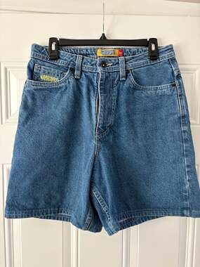 Y2K Denim Skateboard Shorts
